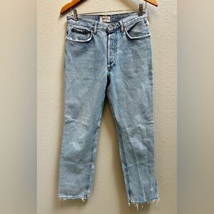 AGOLDE Lana Straight Leg Midrise Denim Jeans Sz 28